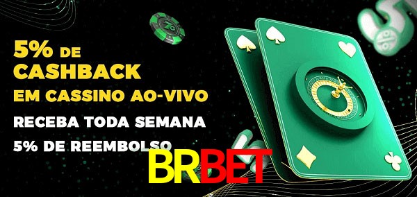 Promoções do cassino ao Vivo BRBET